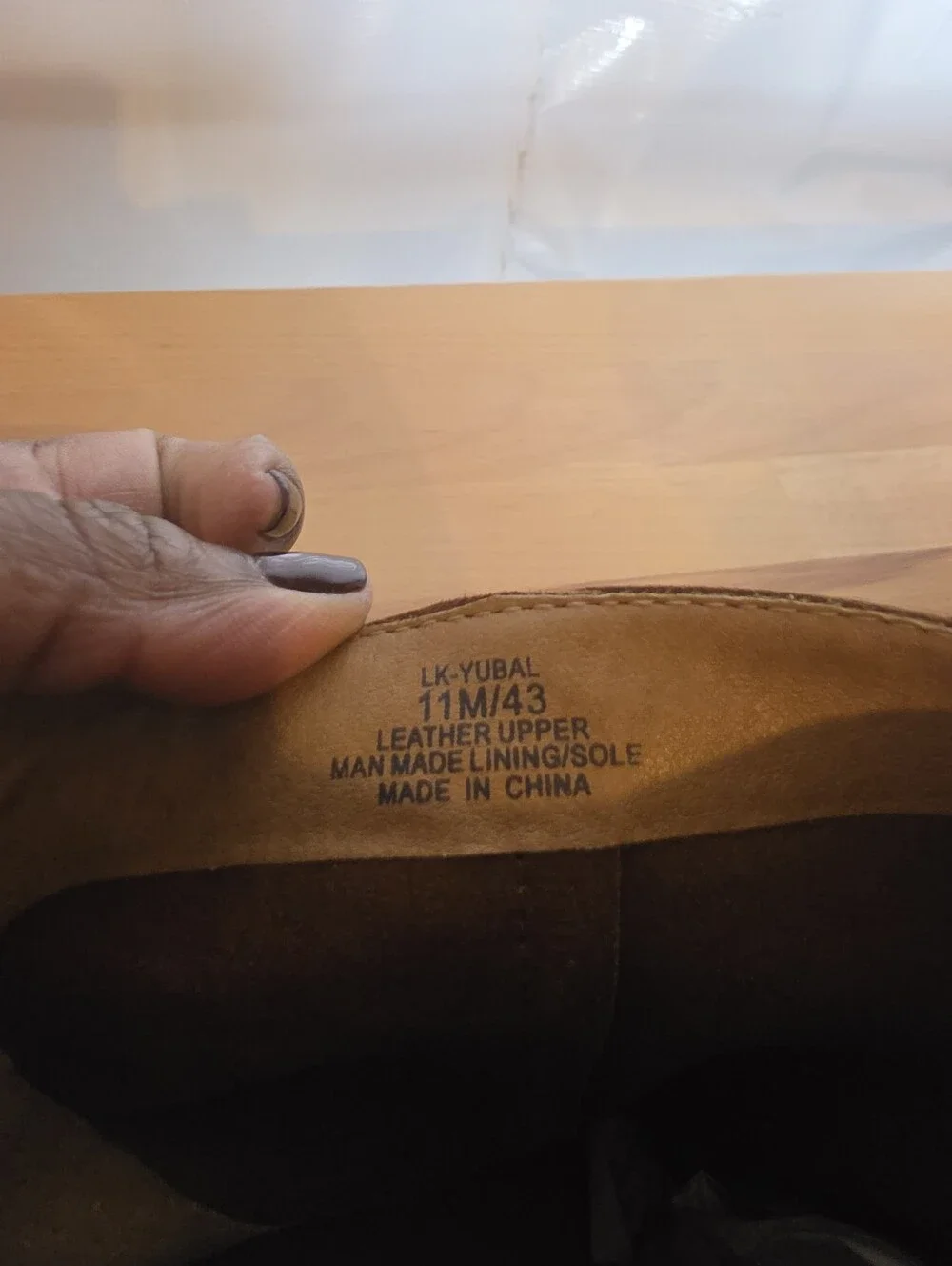 Lucky Brand Yubal Leather Ankle Boots 11M Whiskey Brown Block Heel Boho Western